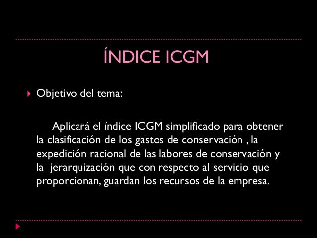 indice icgm